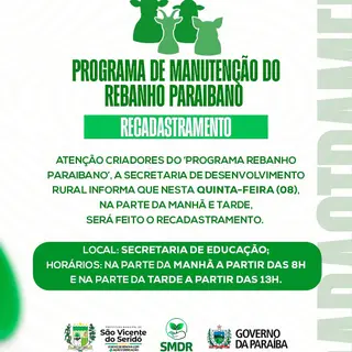 Programa Rebanho Paraibano ✅🐄