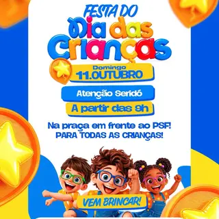 🚨 Atenção Criançada de Seridó ✨😍