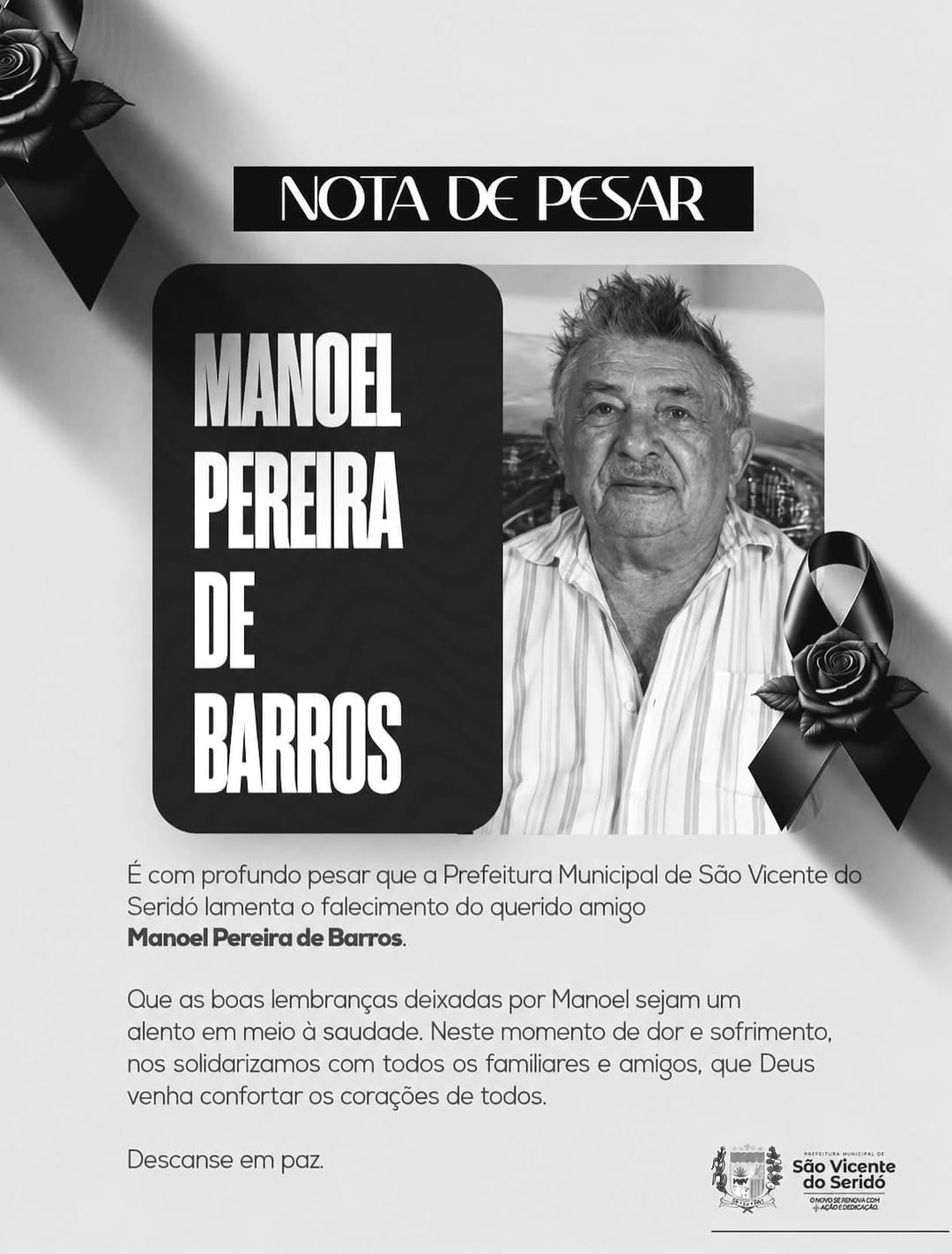 Que Deus conforte os (as) familiares e amigos (as), neste momento de tanta dor e sofrim...