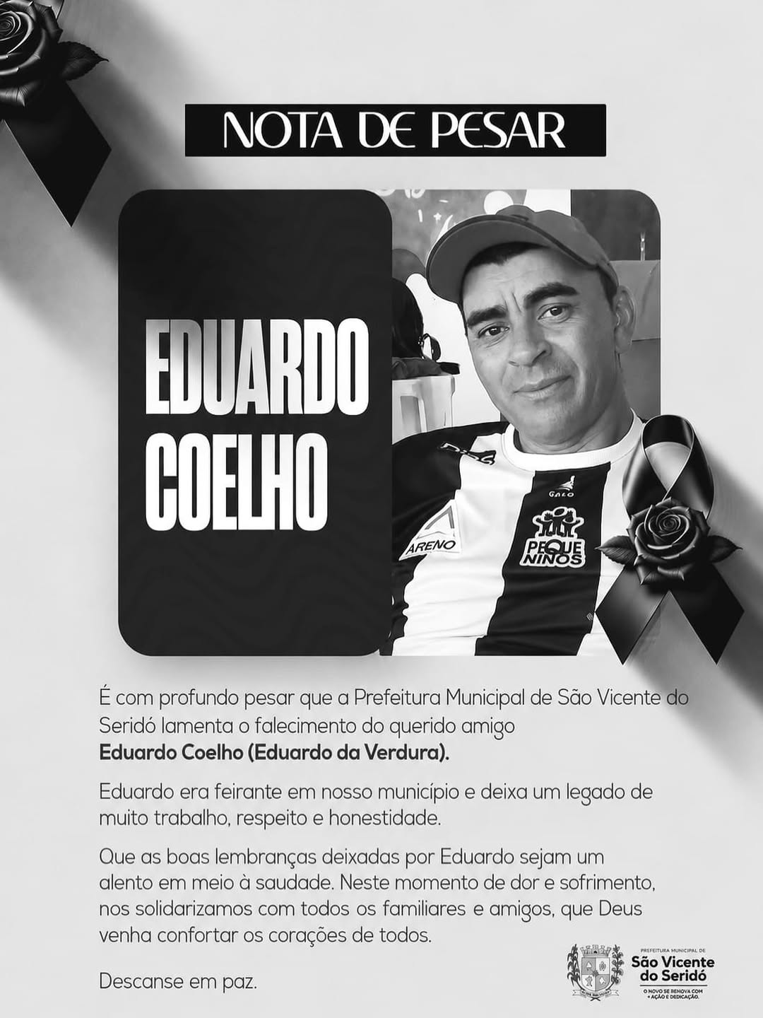 Que Deus conforte os familiares e amigos (as), neste momento de tanta tristeza e dor 😔🖤