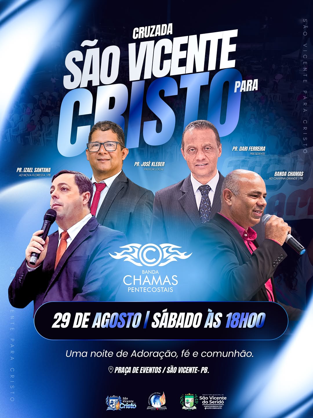 CRUZADA SÃO VICENTE PARA CRISTO ❤️‍🔥