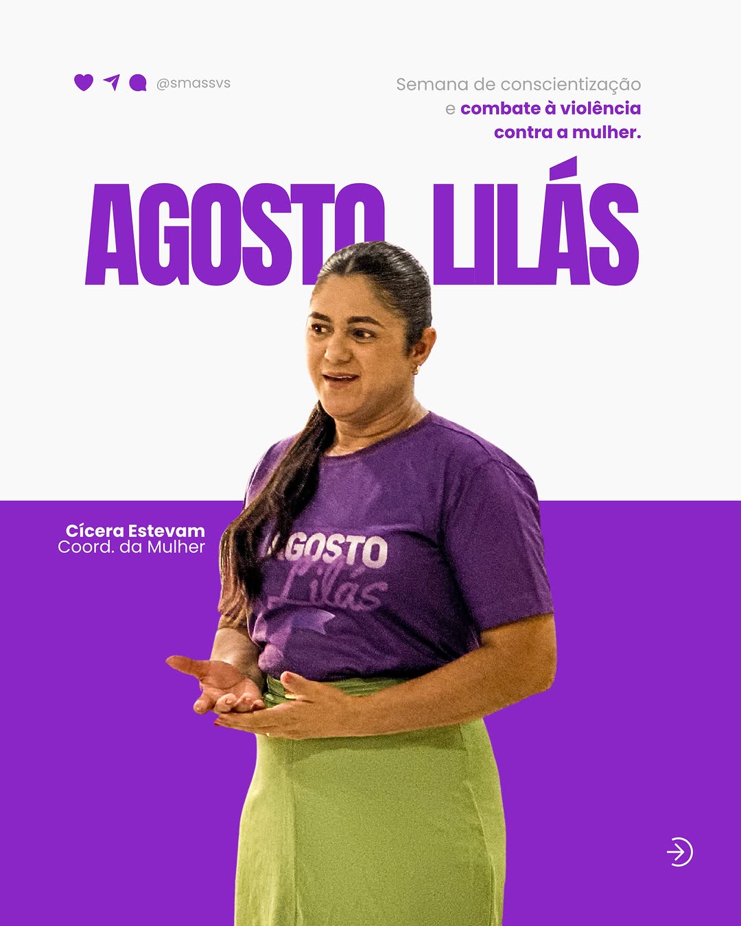 Assistência Social promove ações de conscientização e enfrentamento à violência contra a mulher