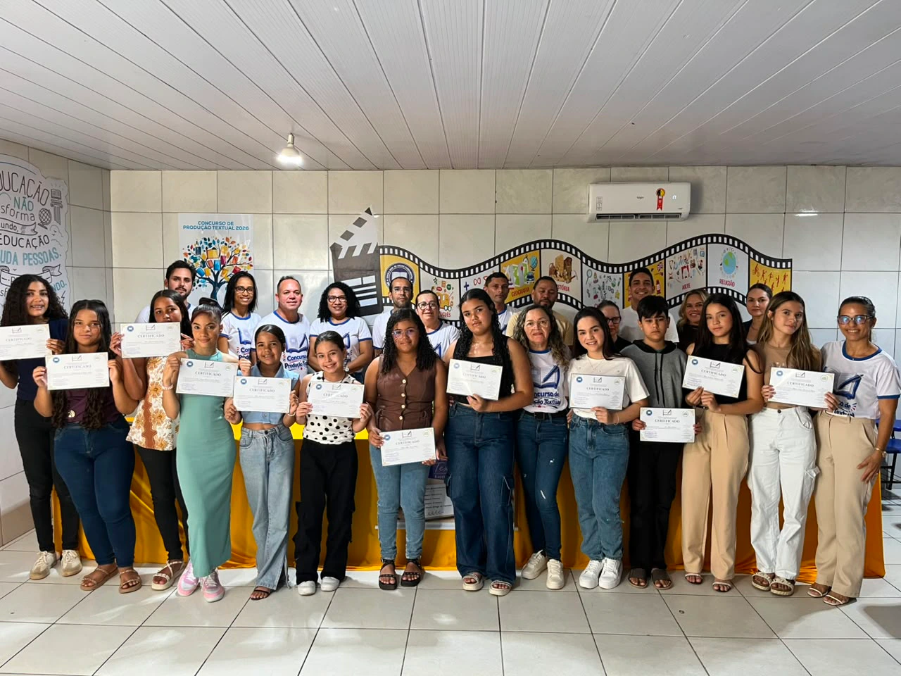 Escola Damião Zelo, realiza Cerimônia de Premiação do Concurso de Produção Textual