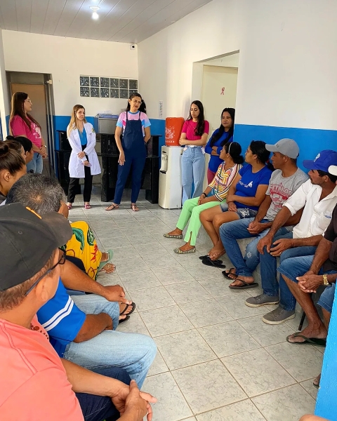 Secretaria de Saúde realiza atividades do Outubro Rosa e Novembro Azul no PSF do Açudinho