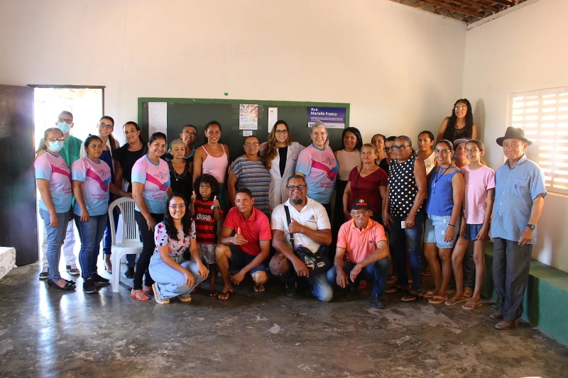 Equipe da Secretaria de Saúde visita Associação Santa Cruz 2 e oferta atendimentos para a população da localidade