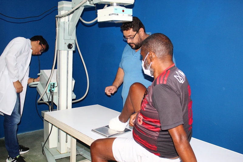 Gestão municipal disponibiliza semanalmente exame de raio x para a população