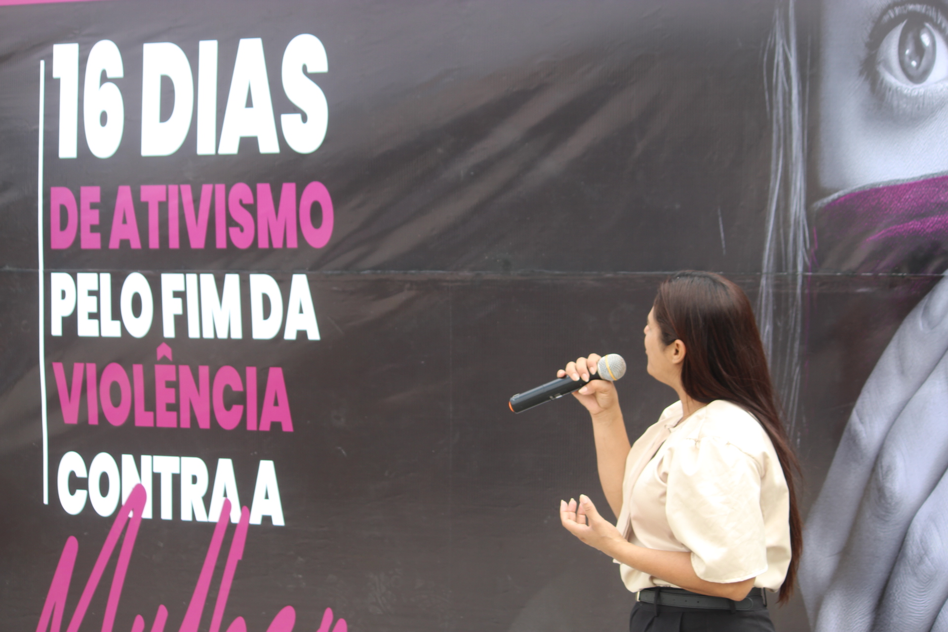 Por meio da Assistência Social, gestão municipal inicia a campanha ‘16 Dias de Ativismo pelo fim da Violência contra a Mulher’