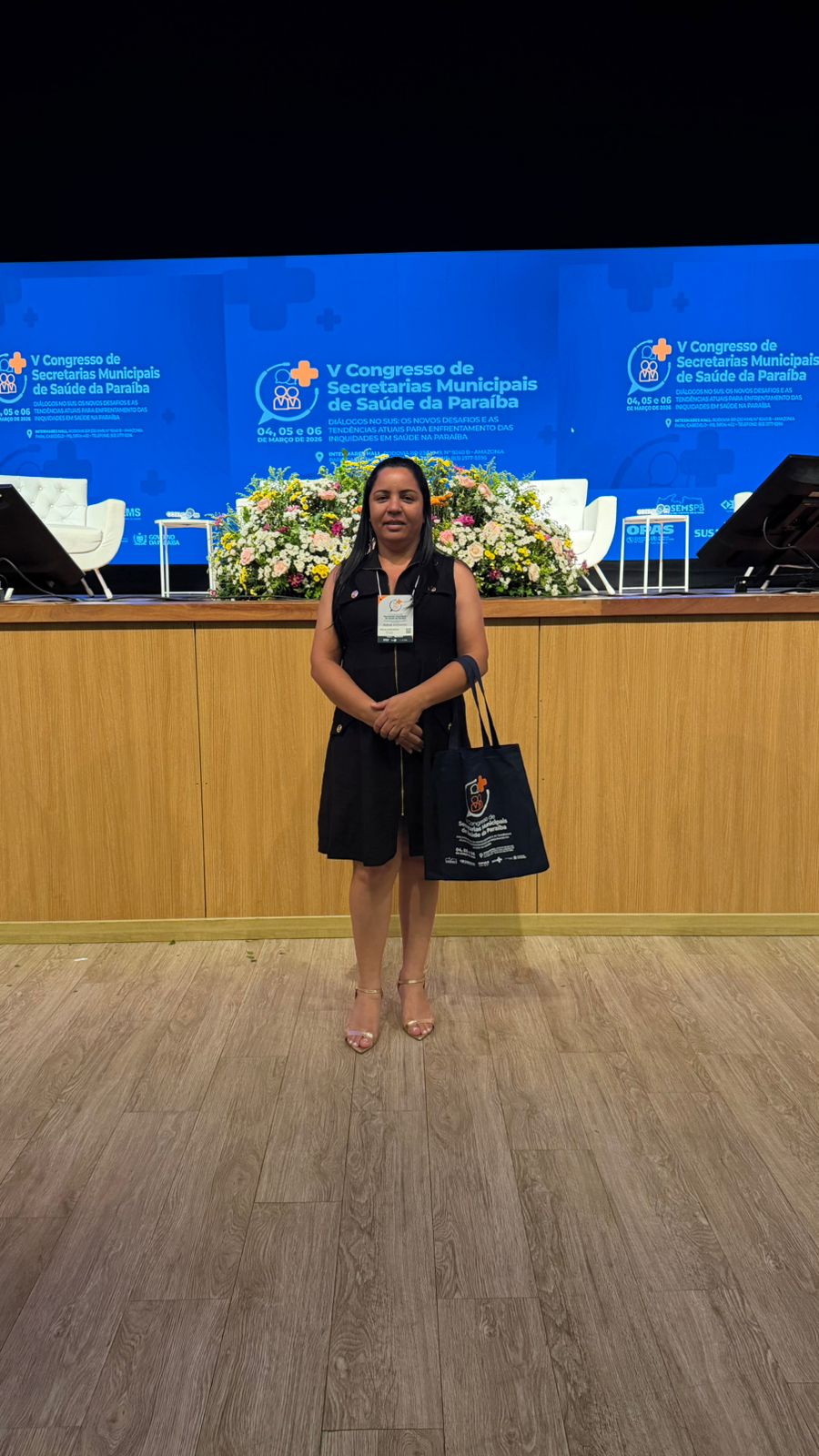 Secretária de Saúde, participa do \'V Congresso de Secretarias Municipais de Saúde da Paraíba\'
